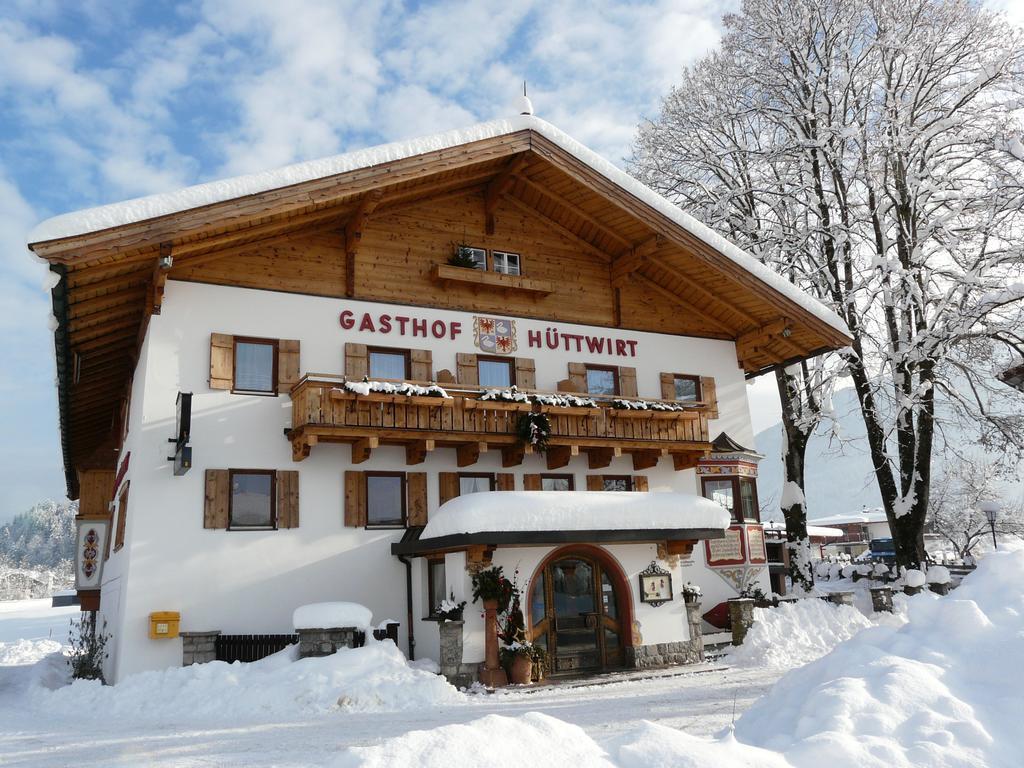 Pension Huettwirt Kössen Buitenkant foto